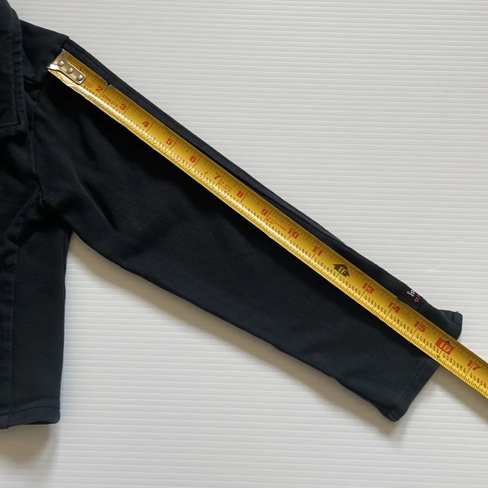American Girl Moto faded black jacket size S 7/8